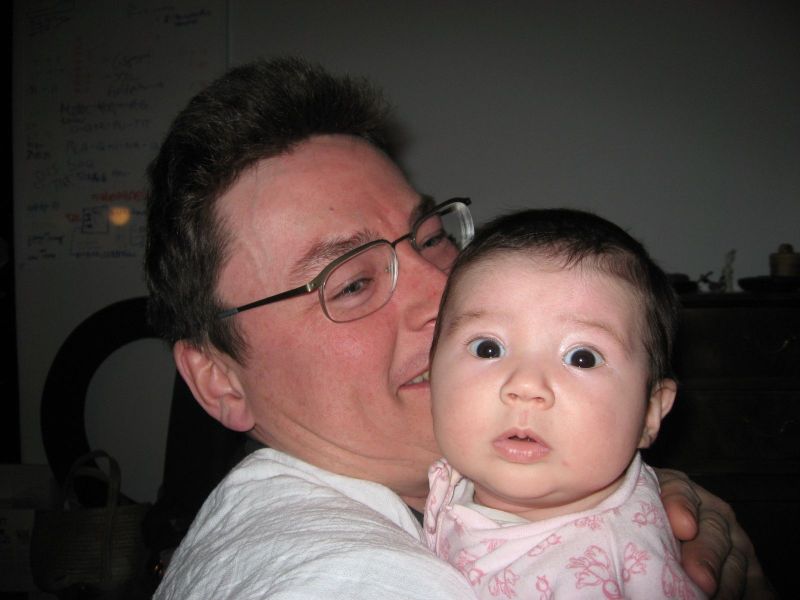 2009-01-17-2027_Søren og Qupanuk_Nuuk; Qupanuk Eugenius Labansen; Søren Labansen_2