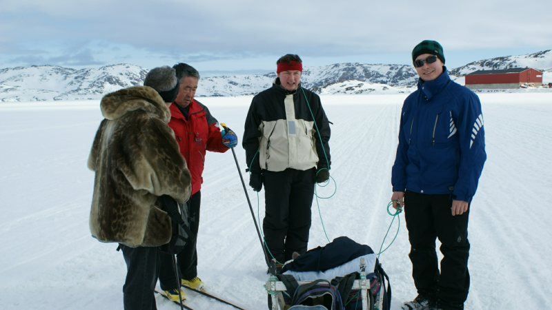 2009-04-05-1419_-_Jesper Eugenius Labansen; Qupanuk Eugenius Labansen; Ruth Labansen; Søren Labansen