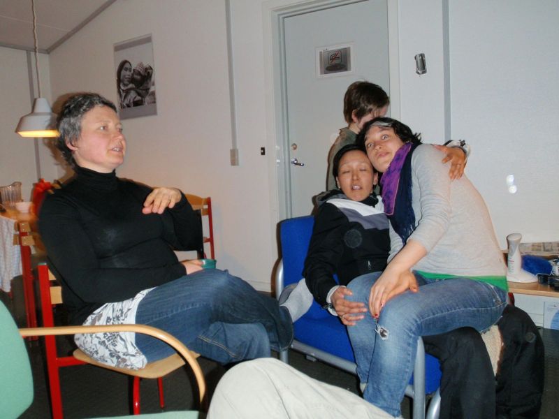 Hele familien i Tasiilaq