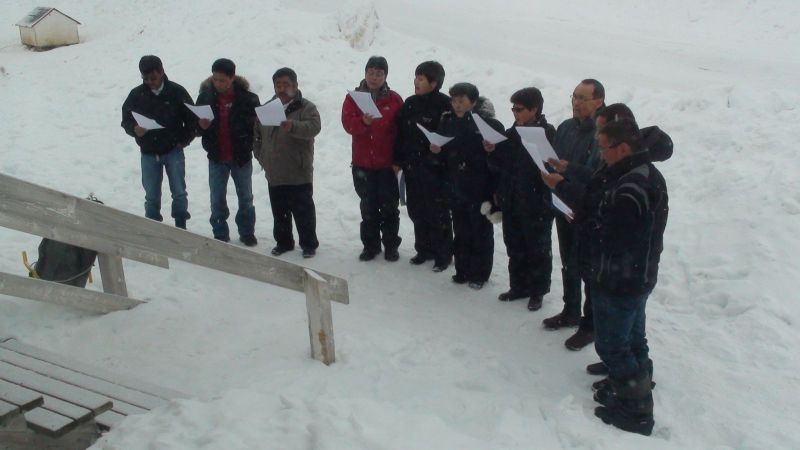 Hele familien i Tasiilaq