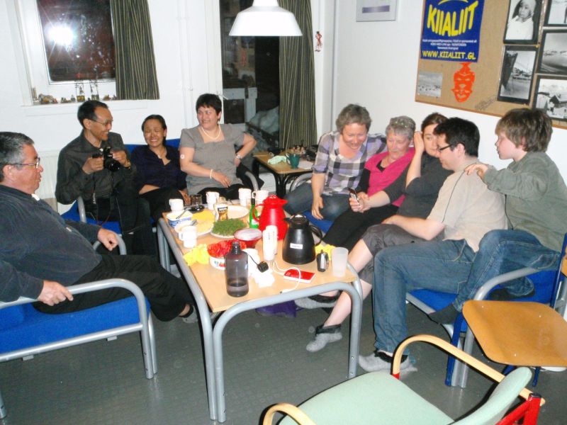 Hele familien i Tasiilaq