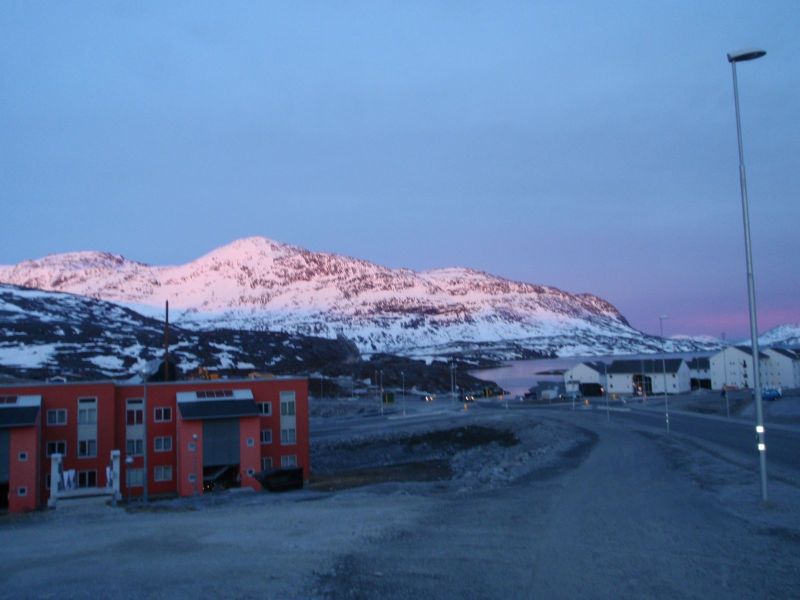 Solnedgang og udsigt