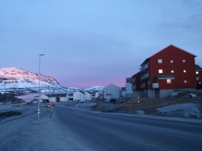 Solnedgang og udsigt