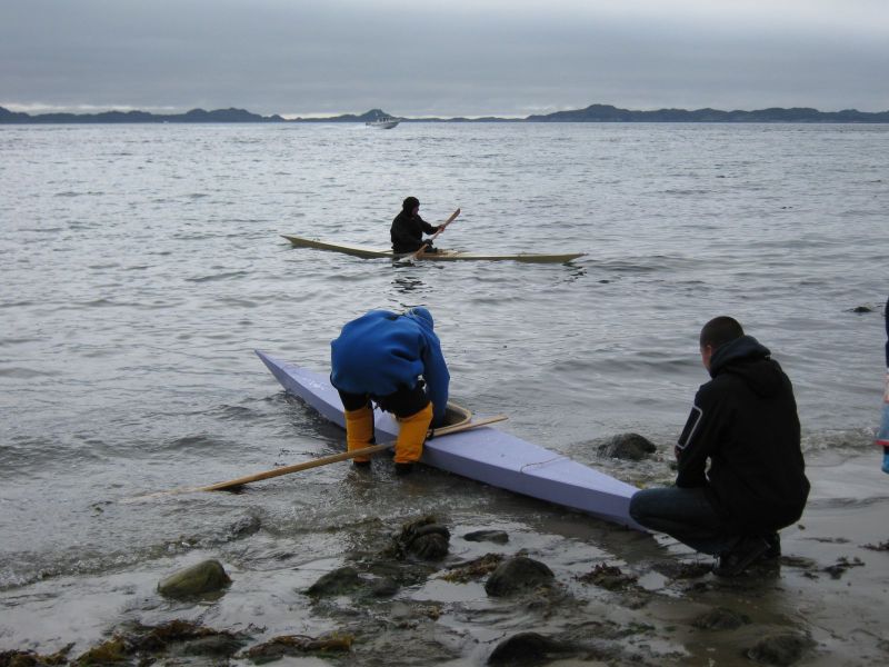 2009-07-24-1636_Aili Lage Labansen; Kajakroer; Klaus Lage Labansen