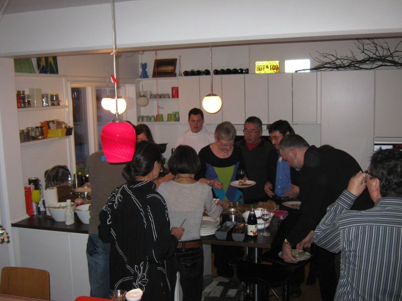 2009-12-26-1511_Hans Labansen; Jørgen Labansen; Niels Erik _Aqqaluk_ Kristiansen; Ruth Labansen