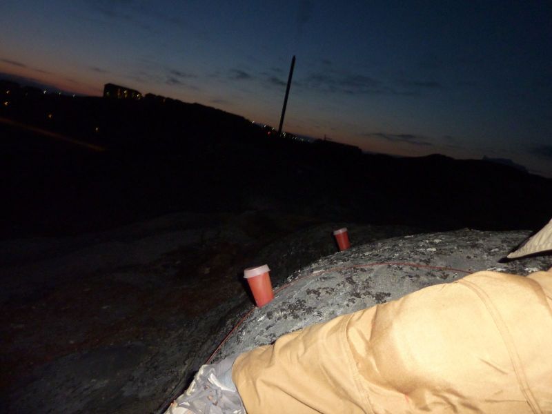 Aftentur med vindstille og solnedgang
