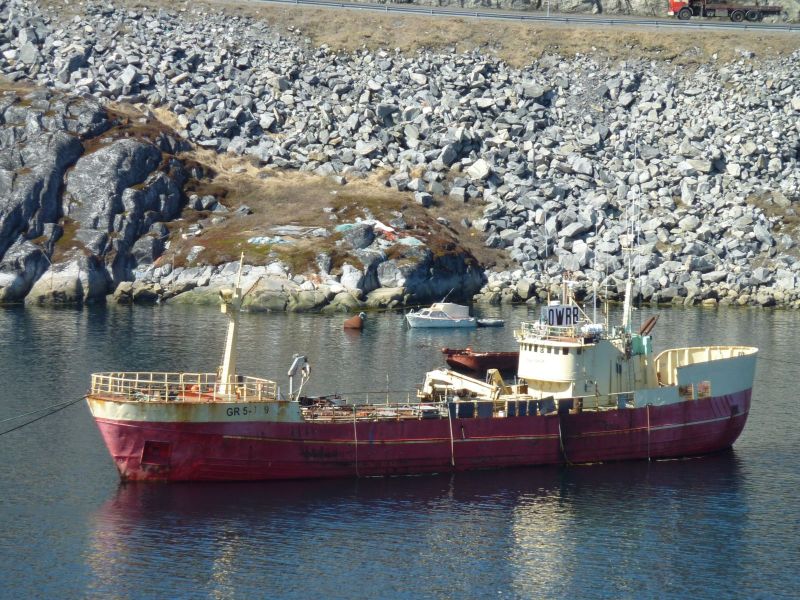 Gammelt skib i Nuuk