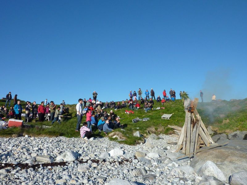 Sankt Hansaften ved Hern Hut-stranden
