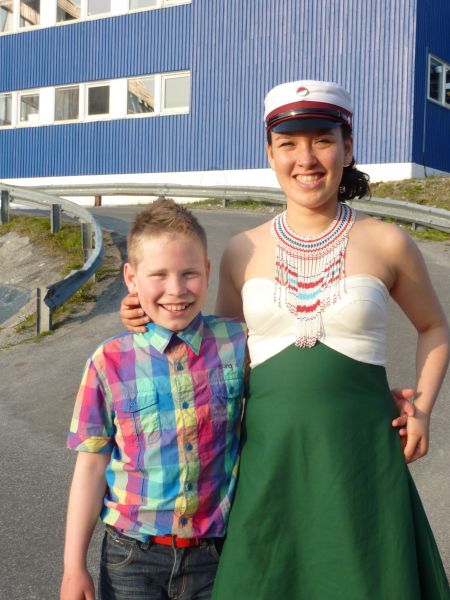 Dimissionsfest i Nuuk
Ivalo Lynge Labansen og Rumle Labansen
