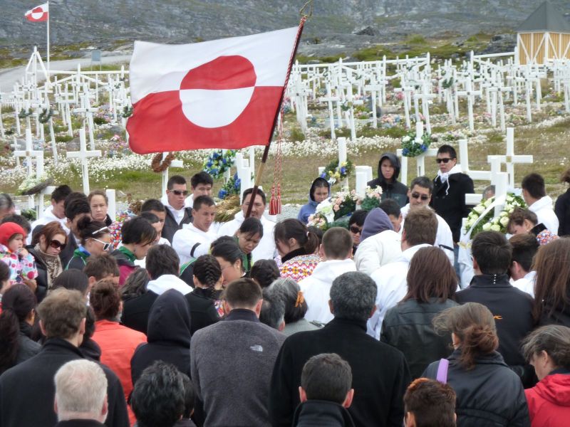 Rasmus's begravelse