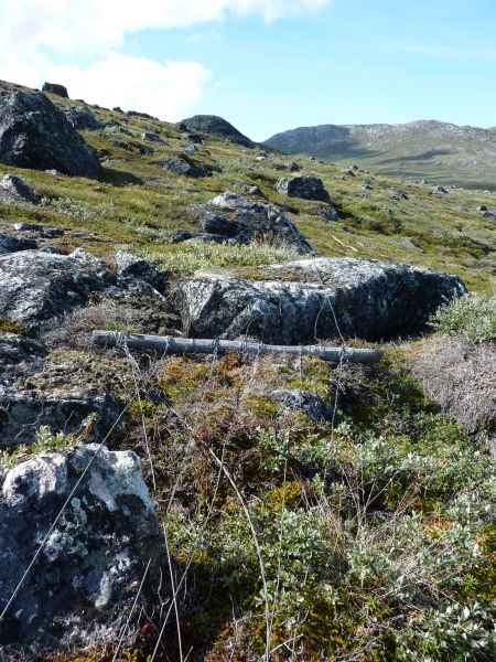 Rester af hegn i Kangiusaq
