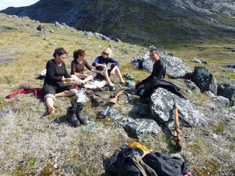 Spisepause i varmen
