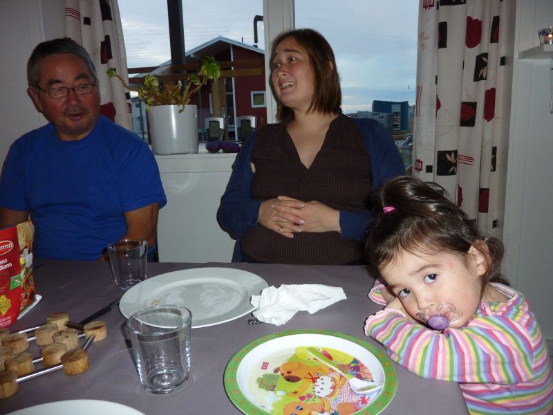2010-10-07-1819_-_Jørgen Labansen; Maritha Eugenius Labansen; Qupanuk Eugenius Labansen