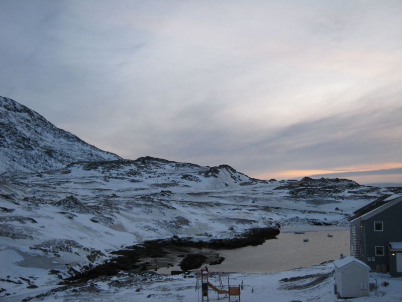 Udsigt fra terrassen
