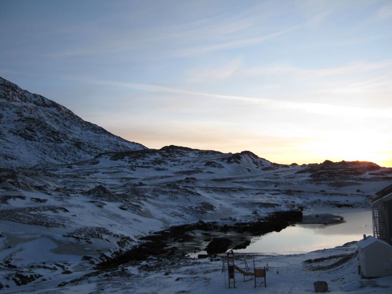 Udsigt fra terrassen