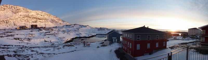 Udsigt fra terrassen