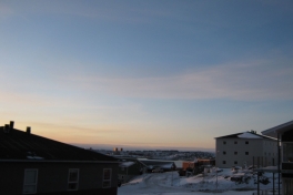 Udsigt fra terrassen