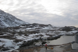 Udsigt fra terrassen