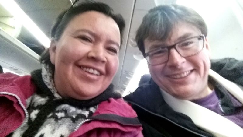2017-04 På vej til Dk på ferie_Anna Hessler Labansen; Søren Labansen