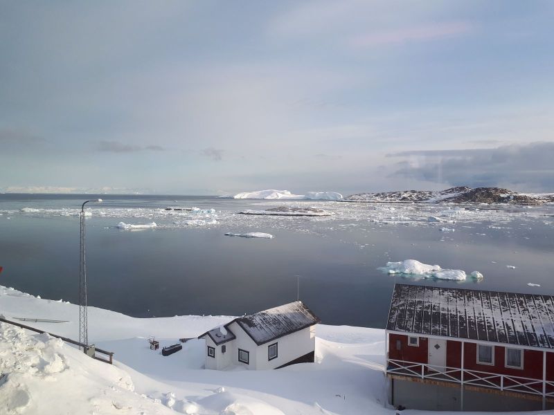 Udsigt fra Hotel Hvide Falk