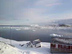 Udsigt fra Hotel Hvide Falk