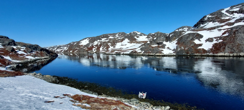 Weekend i Tasiussarsuaq med Julle. Masser af sild men de bed ikke