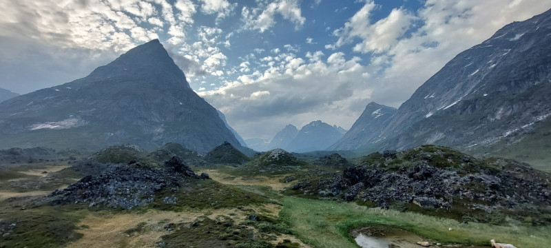 Der var nogle meget markante pyramideligneden toppe