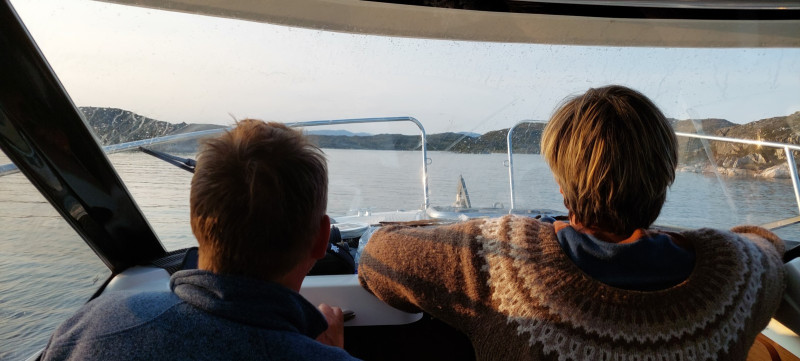 Indsejling til Nyboe's kanal