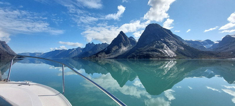 Kangerlussuaq i vindstille
