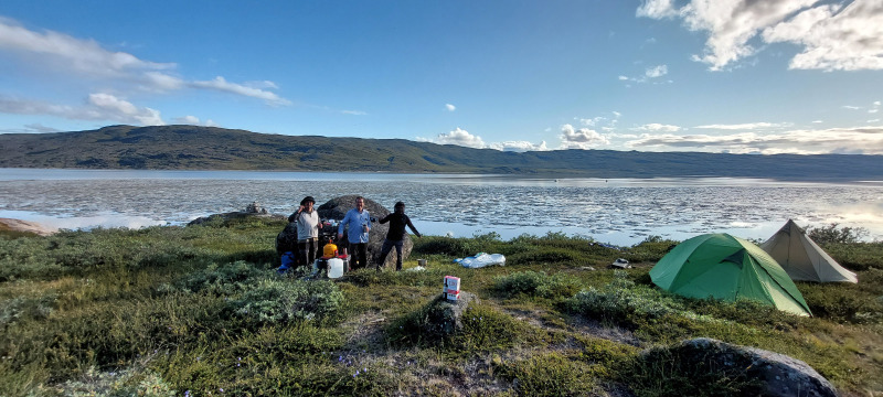 Teltlejren i Umiiviit