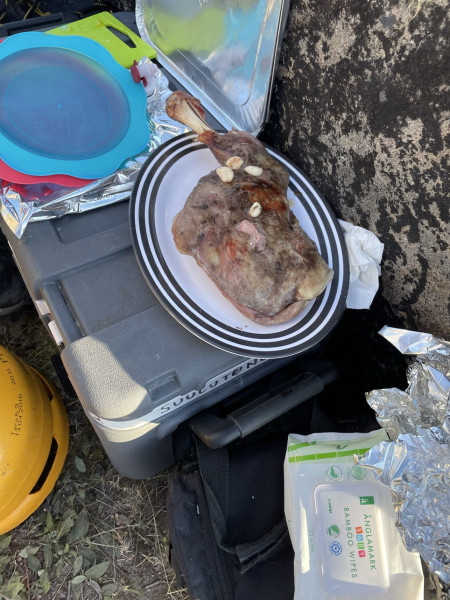 Vi lavede lammebov og rensdyrbøffer i samme fad - meget lækkert