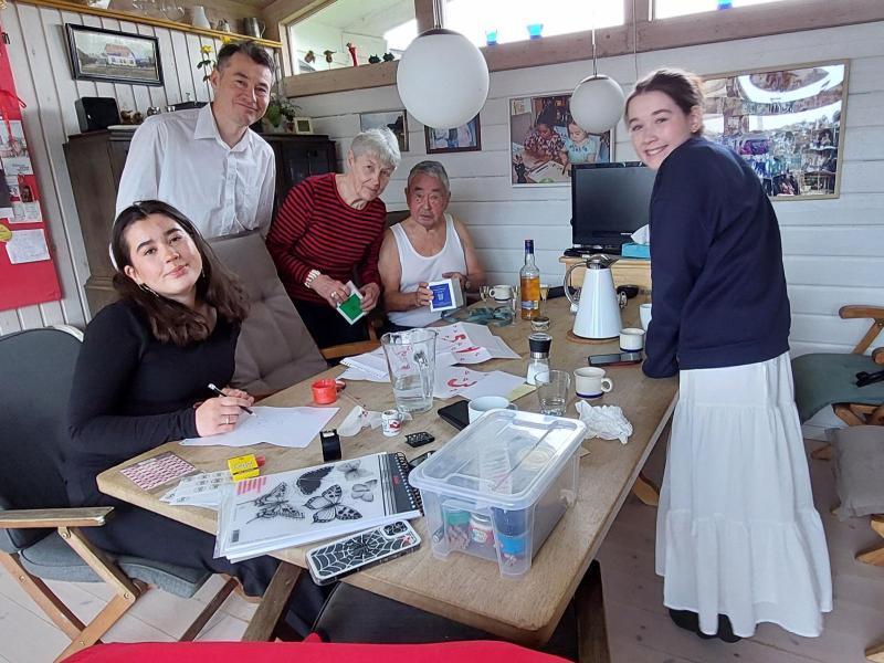 De sidste forberedelser inden festmiddagen