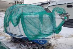 Maru er pakket ind for vinteren
