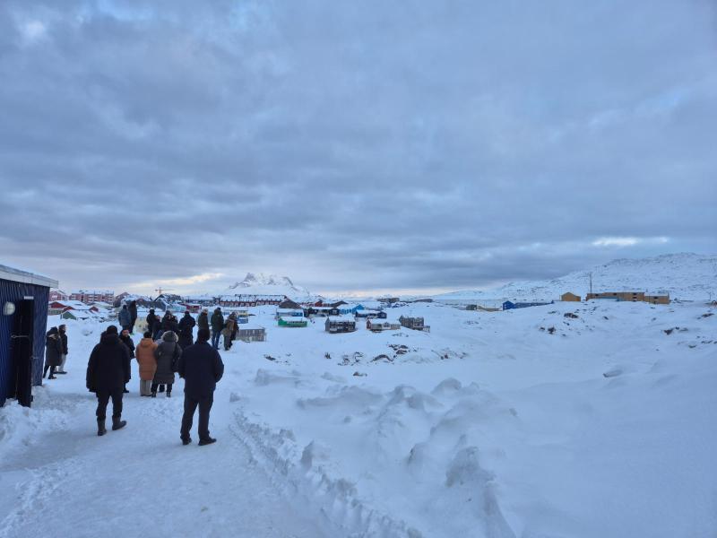 Airgreenland Tuukkaq er lige landet i Nuuk International Airport