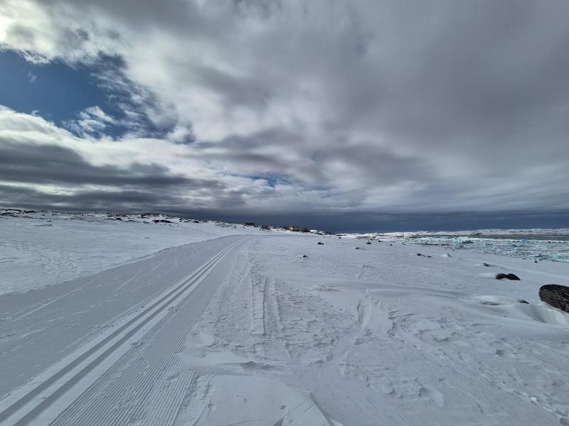 Forårssol i Nuuk Fjorden
