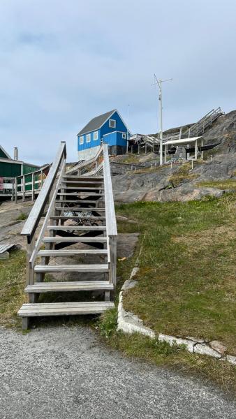 Der tankes og leget turist i Kangaamiut