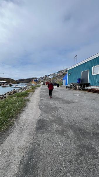 Der tankes og leget turist i Kangaamiut