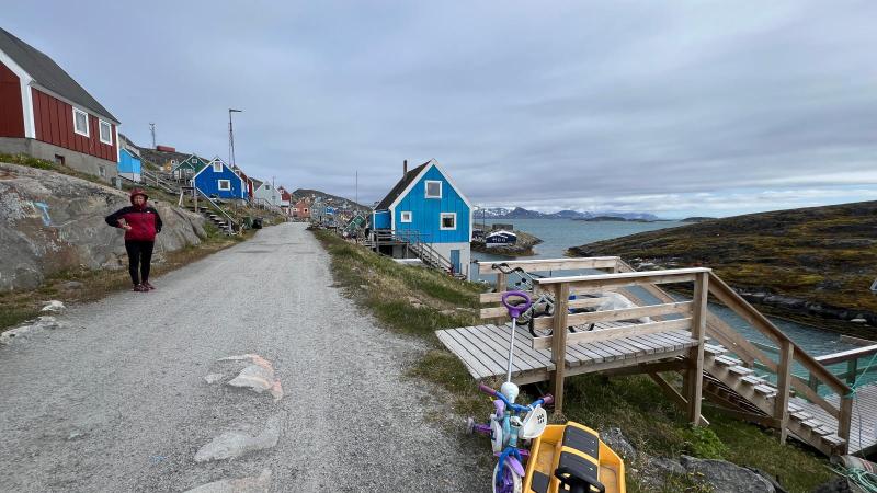 Der tankes og leget turist i Kangaamiut