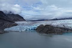 Sermitsiaq gletcheren i Evighedsfjorden fra dronen