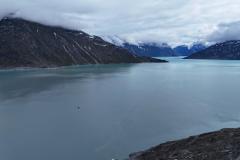 Sermitsiaq gletcheren i Evighedsfjorden fra dronen