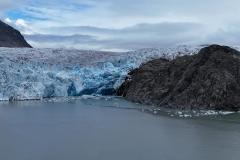 Sermitsiaq gletcheren i Evighedsfjorden fra dronen