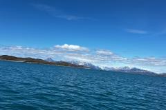Inde i fjord før Napasoq