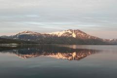 Inde i fjord før Napasoq