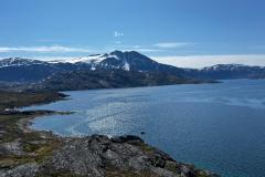 Inde i fjord før Napasoq