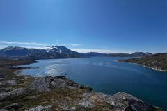Inde i fjord før Napasoq