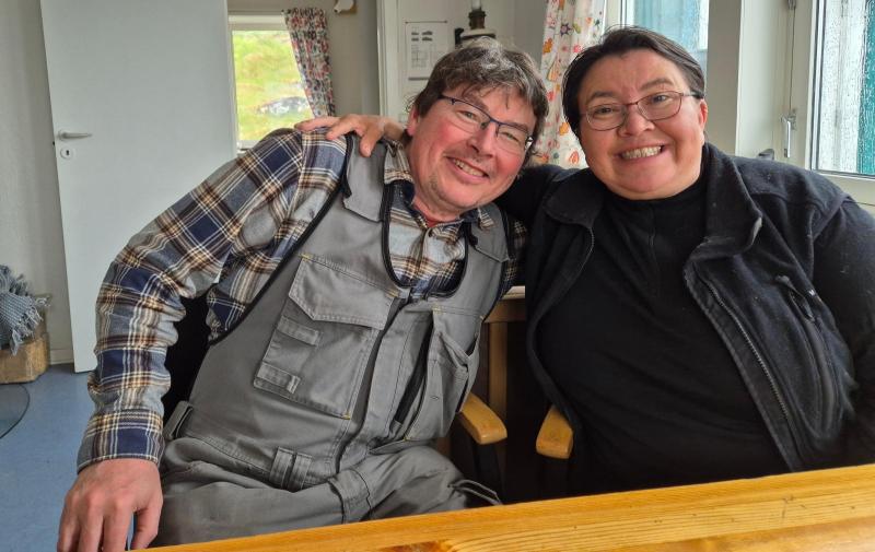 Besøg i Kapisillit med Peter og Johanne