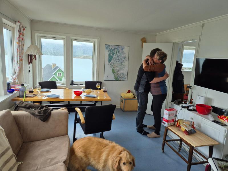 Besøg i Kapisillit med Peter og Johanne