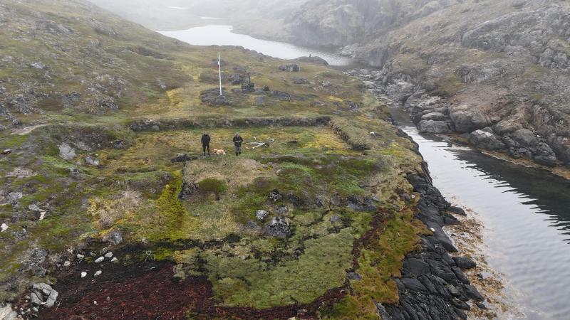 Besøg på Hans Egedes første boplads på Håbets Ø ved Kangeq