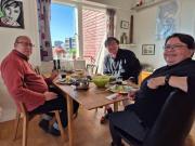 Barn var oppe og fejre johans 70 års fødselsdag