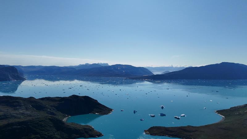 500 meter oppe inde ved Fuglefjeldet